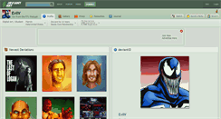 Desktop Screenshot of evilv.deviantart.com