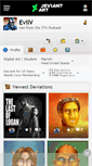 Mobile Screenshot of evilv.deviantart.com