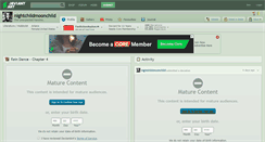 Desktop Screenshot of nightchildmoonchild.deviantart.com