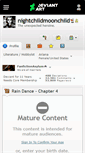 Mobile Screenshot of nightchildmoonchild.deviantart.com