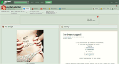 Desktop Screenshot of crystalwaterfall.deviantart.com