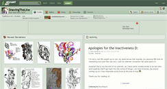 Desktop Screenshot of drawingtheline.deviantart.com