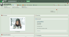 Desktop Screenshot of lacrymamosa.deviantart.com