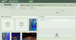 Desktop Screenshot of hunterglass.deviantart.com