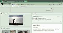 Desktop Screenshot of mistressoflight.deviantart.com