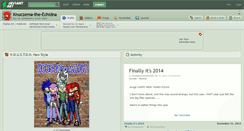 Desktop Screenshot of knuczema-the-echidna.deviantart.com
