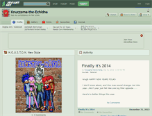 Tablet Screenshot of knuczema-the-echidna.deviantart.com