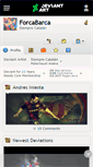 Mobile Screenshot of forcabarca.deviantart.com