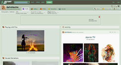 Desktop Screenshot of dark4maxine.deviantart.com