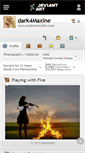 Mobile Screenshot of dark4maxine.deviantart.com