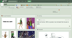 Desktop Screenshot of malt8.deviantart.com