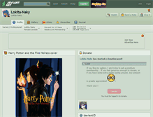 Tablet Screenshot of lokita-naky.deviantart.com