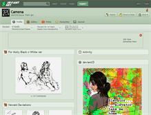 Tablet Screenshot of camena.deviantart.com