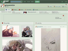 Tablet Screenshot of grimmichi324.deviantart.com