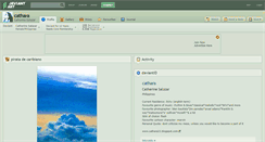 Desktop Screenshot of cathara.deviantart.com