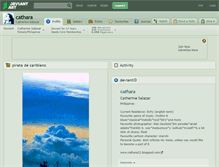 Tablet Screenshot of cathara.deviantart.com