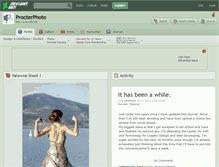 Tablet Screenshot of procterphoto.deviantart.com