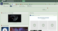 Desktop Screenshot of dragonpyper.deviantart.com