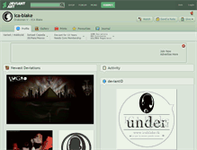 Tablet Screenshot of ica-blake.deviantart.com