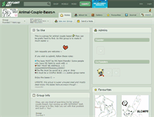 Tablet Screenshot of animal-couple-bases.deviantart.com