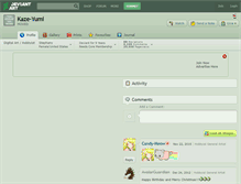 Tablet Screenshot of kaze-yumi.deviantart.com