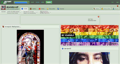 Desktop Screenshot of desolatewolf.deviantart.com
