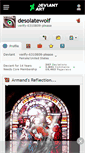 Mobile Screenshot of desolatewolf.deviantart.com