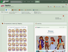 Tablet Screenshot of hapatus.deviantart.com
