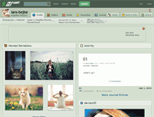 Tablet Screenshot of lans-bejbe.deviantart.com
