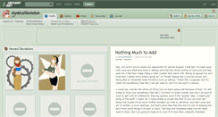 Desktop Screenshot of mysticalskeleton.deviantart.com