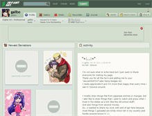 Tablet Screenshot of galibo.deviantart.com