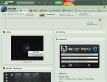 Tablet Screenshot of hekctor.deviantart.com