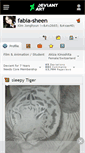 Mobile Screenshot of fabia-sheen.deviantart.com