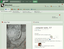 Tablet Screenshot of fabia-sheen.deviantart.com