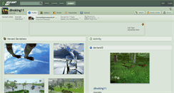 Desktop Screenshot of dinoking11.deviantart.com