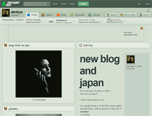 Tablet Screenshot of denkyo.deviantart.com