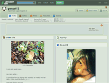 Tablet Screenshot of greyzel12.deviantart.com