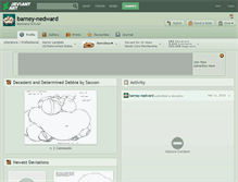 Tablet Screenshot of barney-nedward.deviantart.com