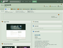 Tablet Screenshot of jamesmtb.deviantart.com