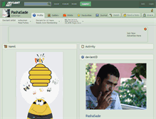 Tablet Screenshot of pashasade.deviantart.com