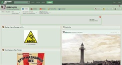 Desktop Screenshot of elderwyrm.deviantart.com