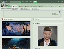 Tablet Screenshot of glazyrin.deviantart.com