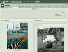 Tablet Screenshot of pabloq.deviantart.com