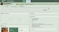 Desktop Screenshot of draconicanimbus.deviantart.com