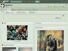 Tablet Screenshot of lindz5223.deviantart.com