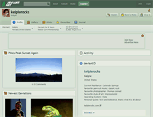 Tablet Screenshot of kelpierocks.deviantart.com