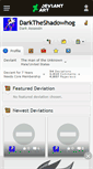 Mobile Screenshot of darktheshadowhog.deviantart.com