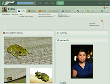 Tablet Screenshot of e-less.deviantart.com