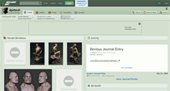 Desktop Screenshot of dpeteuil.deviantart.com