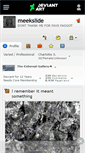 Mobile Screenshot of meekslide.deviantart.com